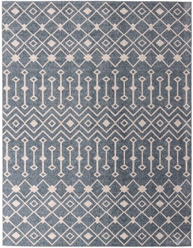 Detail image of 10' x 13' Eco Trellis Rug