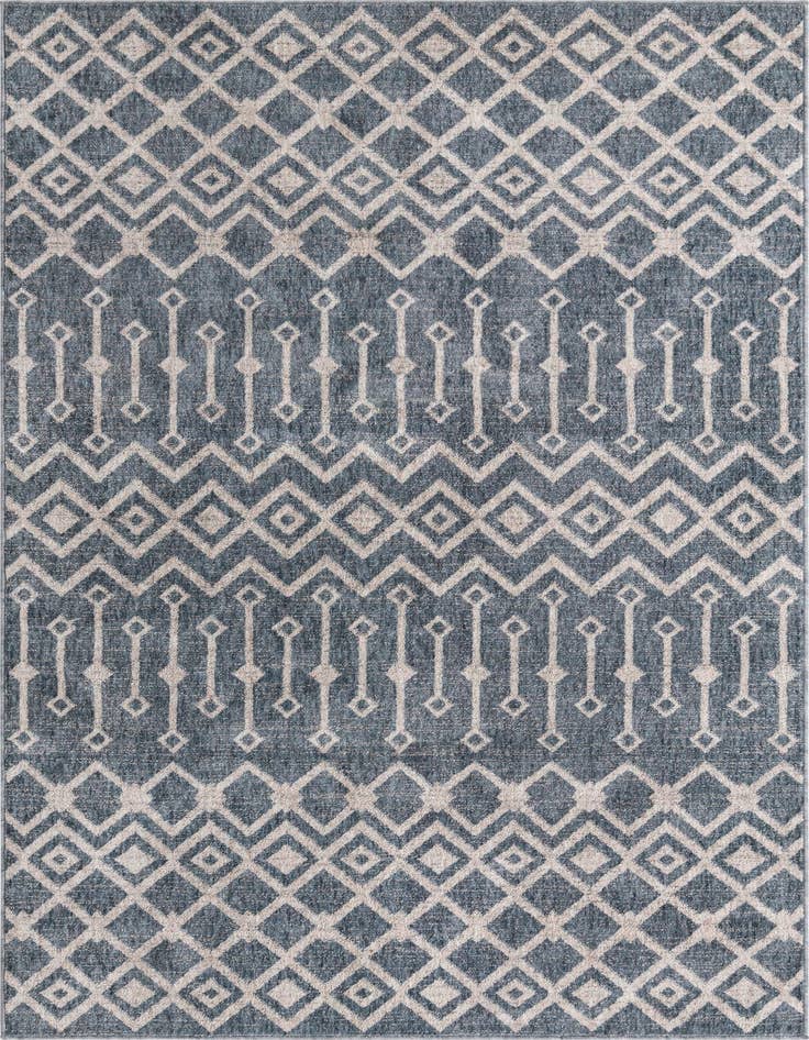 Detail image of 5' 3 x 8' Eco Trellis Rug