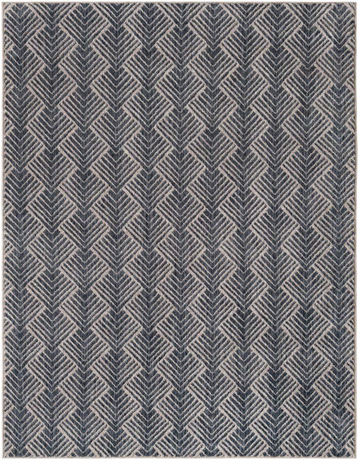 Detail image of 5' 3 x 7' Eco Trellis Rug