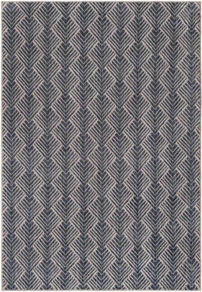 Detail image of 5' 3 x 7' Eco Trellis Rug