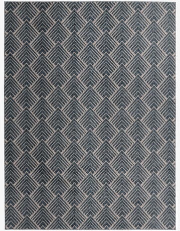 Harbor Blue Eco Trellis Rug