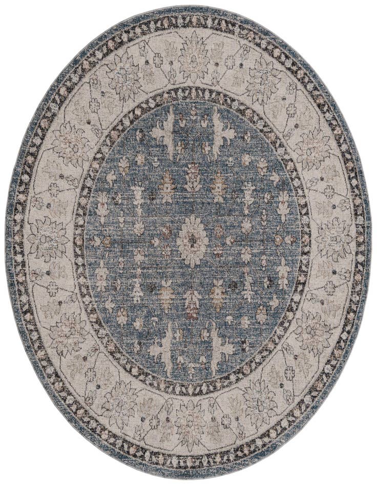 Detail image of 7' x 7' Eco Traditional Round Rug