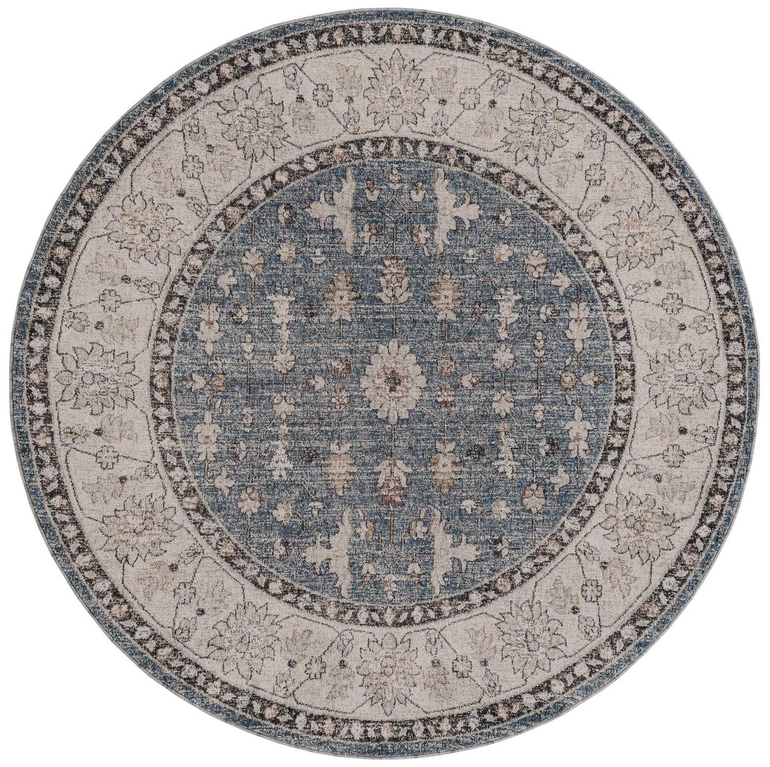 7' x 7' Eco Traditional Round Rug