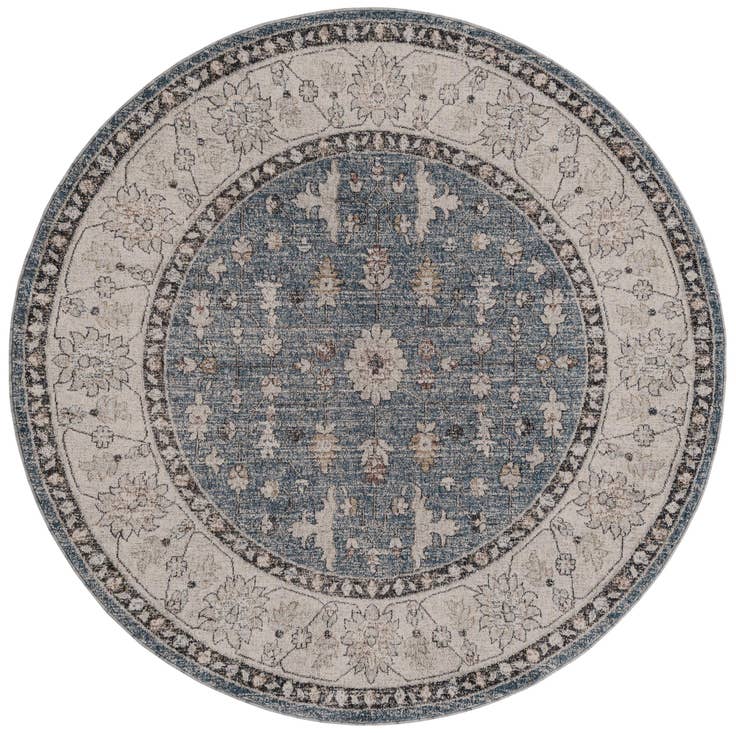 Detail image of 7' x 7' Eco Traditional Round Rug