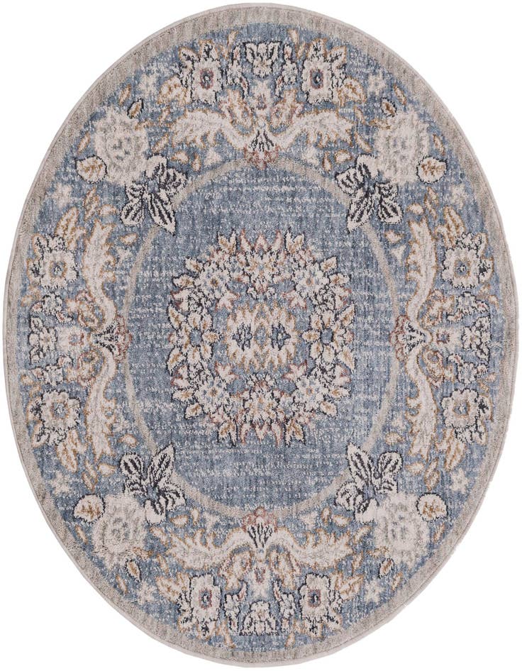 Detail image of 3' 3 x 3' 3 Eco Traditional Round Rug