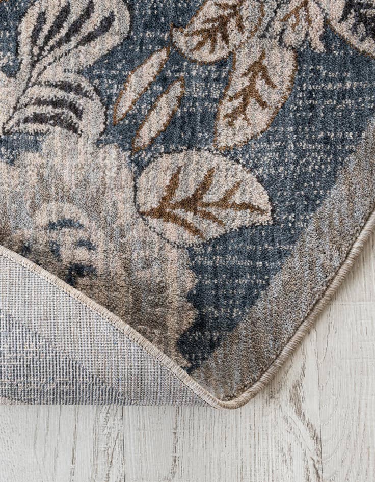 Detail image of 3' 3 x 3' 3 Eco Traditional Round Rug