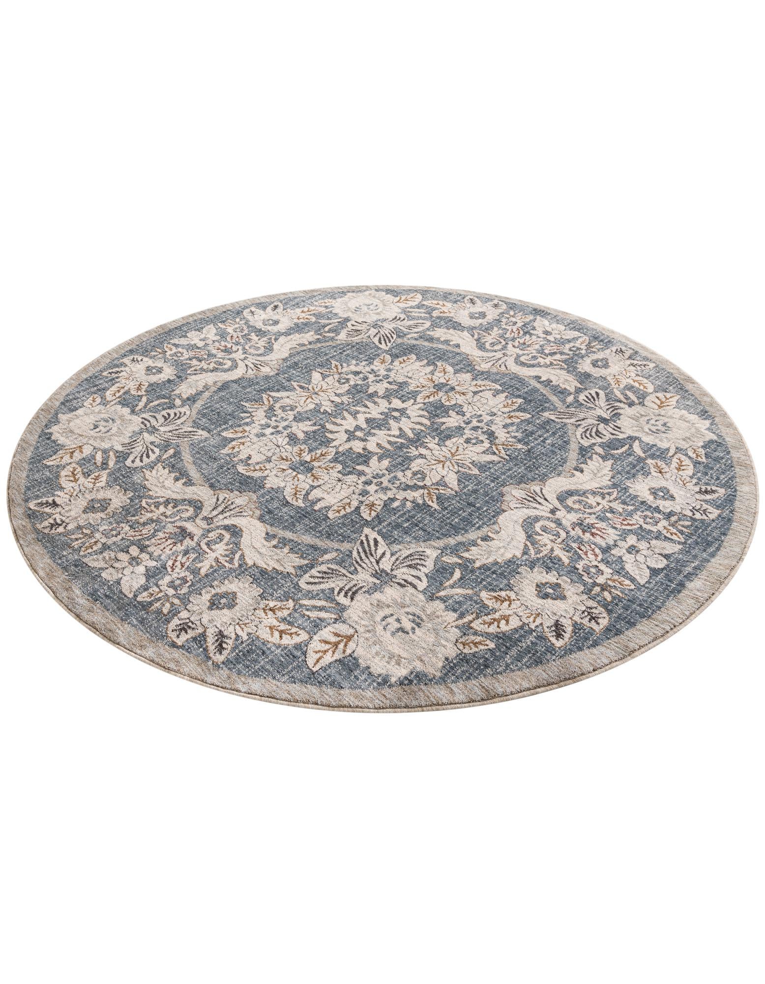 7' x 7' Eco Traditional Round Rug
