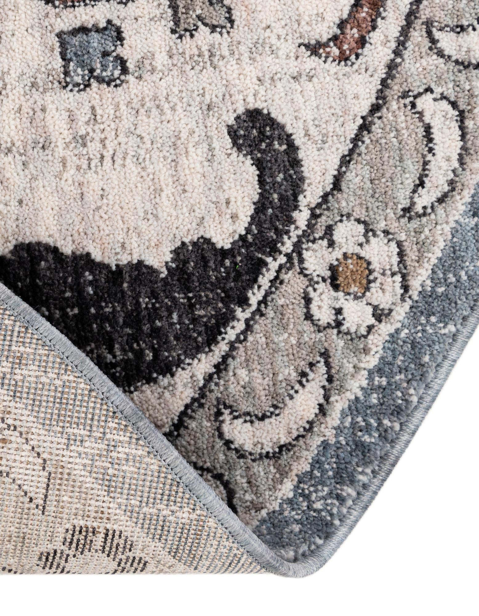 3' 3 x 3' 3 Eco Traditional Round Rug