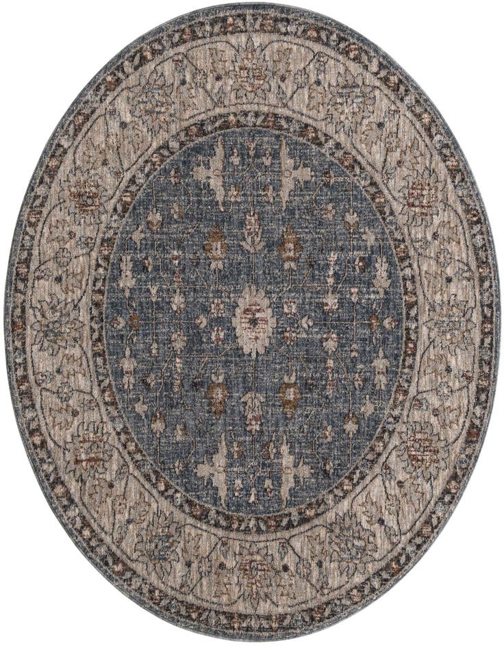 Detail image of 5' 3 x 5' 3 Eco Traditional Round Rug