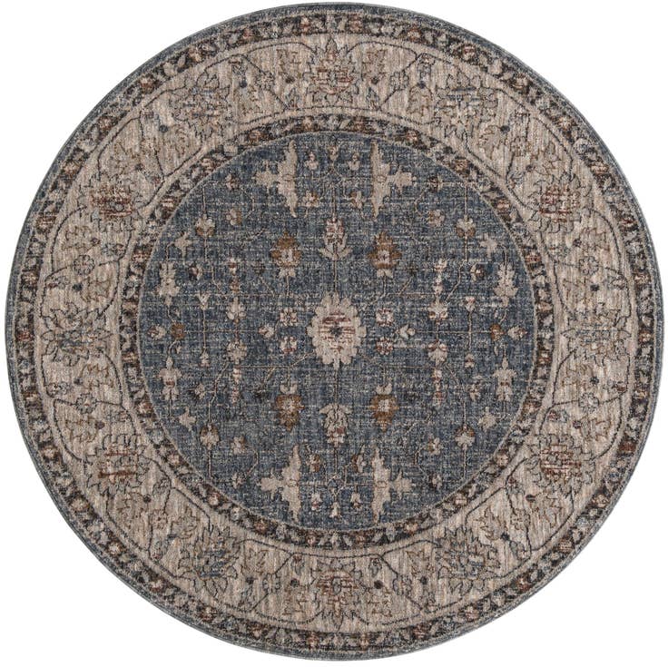 Detail image of 5' 3 x 5' 3 Eco Traditional Round Rug
