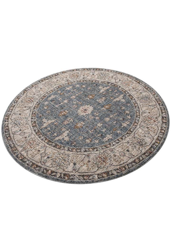 5' 3 x 5' 3 Eco Traditional Round Rug
