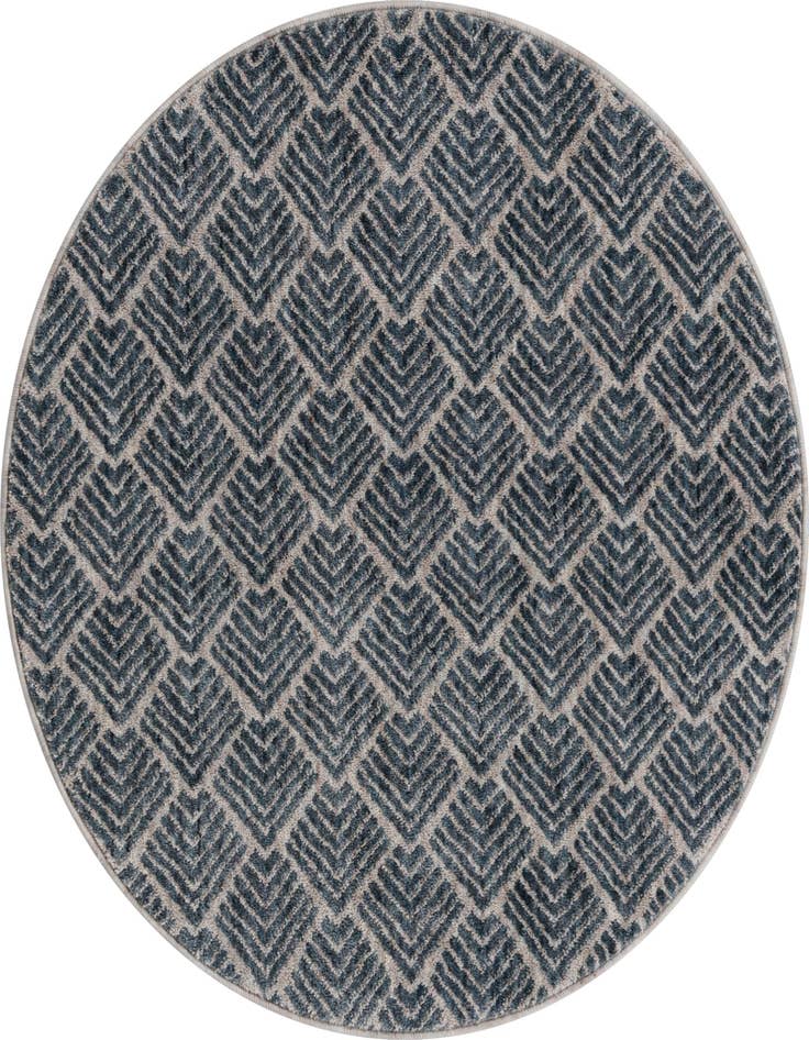 Detail image of 3' 3 x 3' 3 Eco Trellis Round Rug