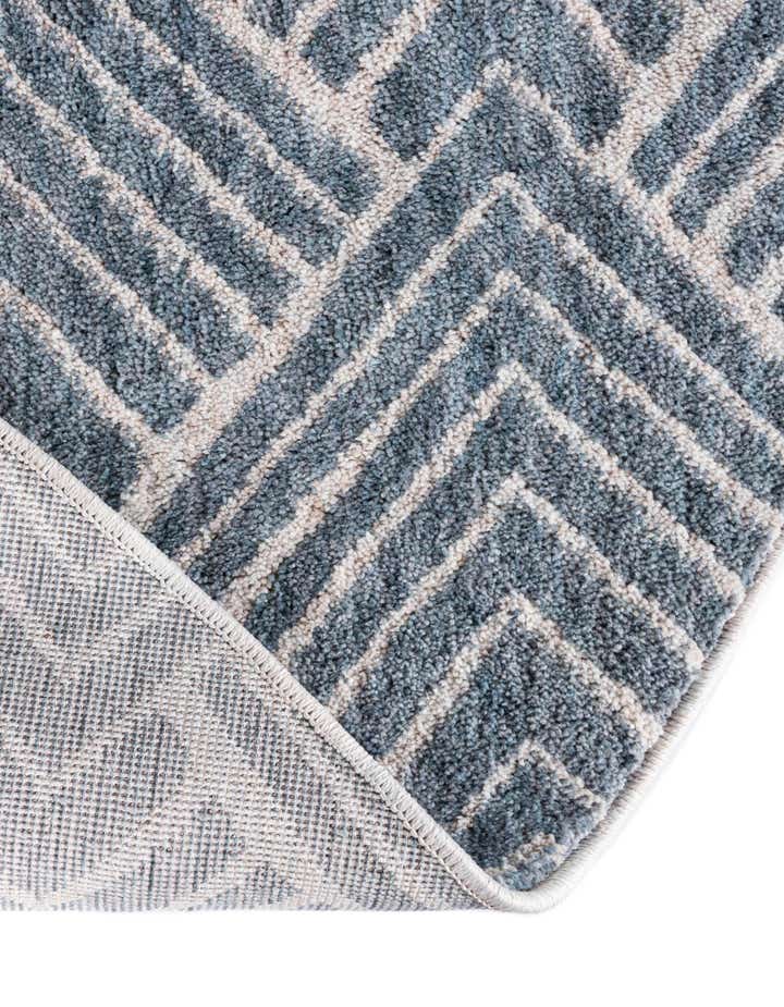 5' 3 x 5' 3 Eco Trellis Round Rug