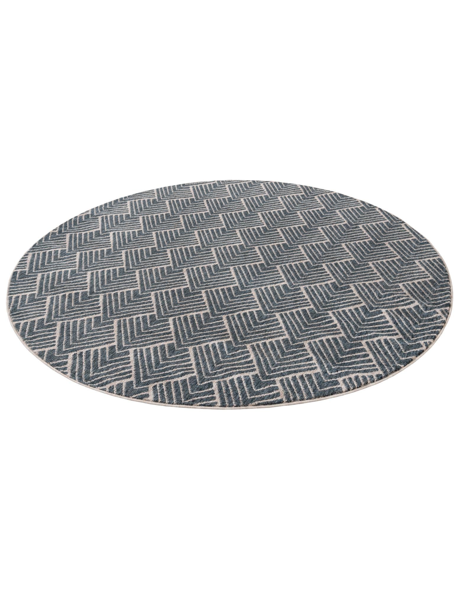 7' x 7' Eco Trellis Round Rug