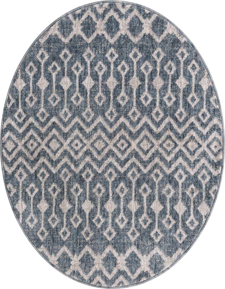 Detail image of 3' 3 x 3' 3 Eco Trellis Round Rug