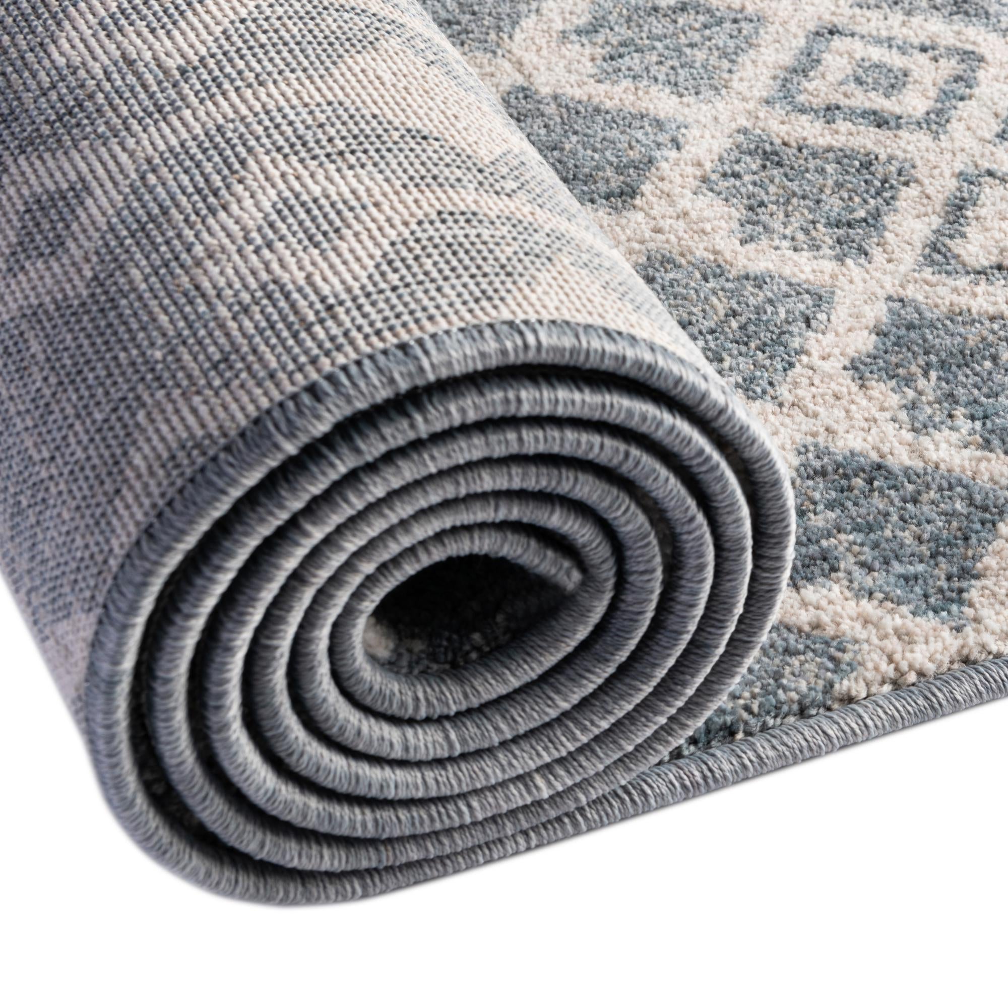 3' 3 x 3' 3 Eco Trellis Round Rug