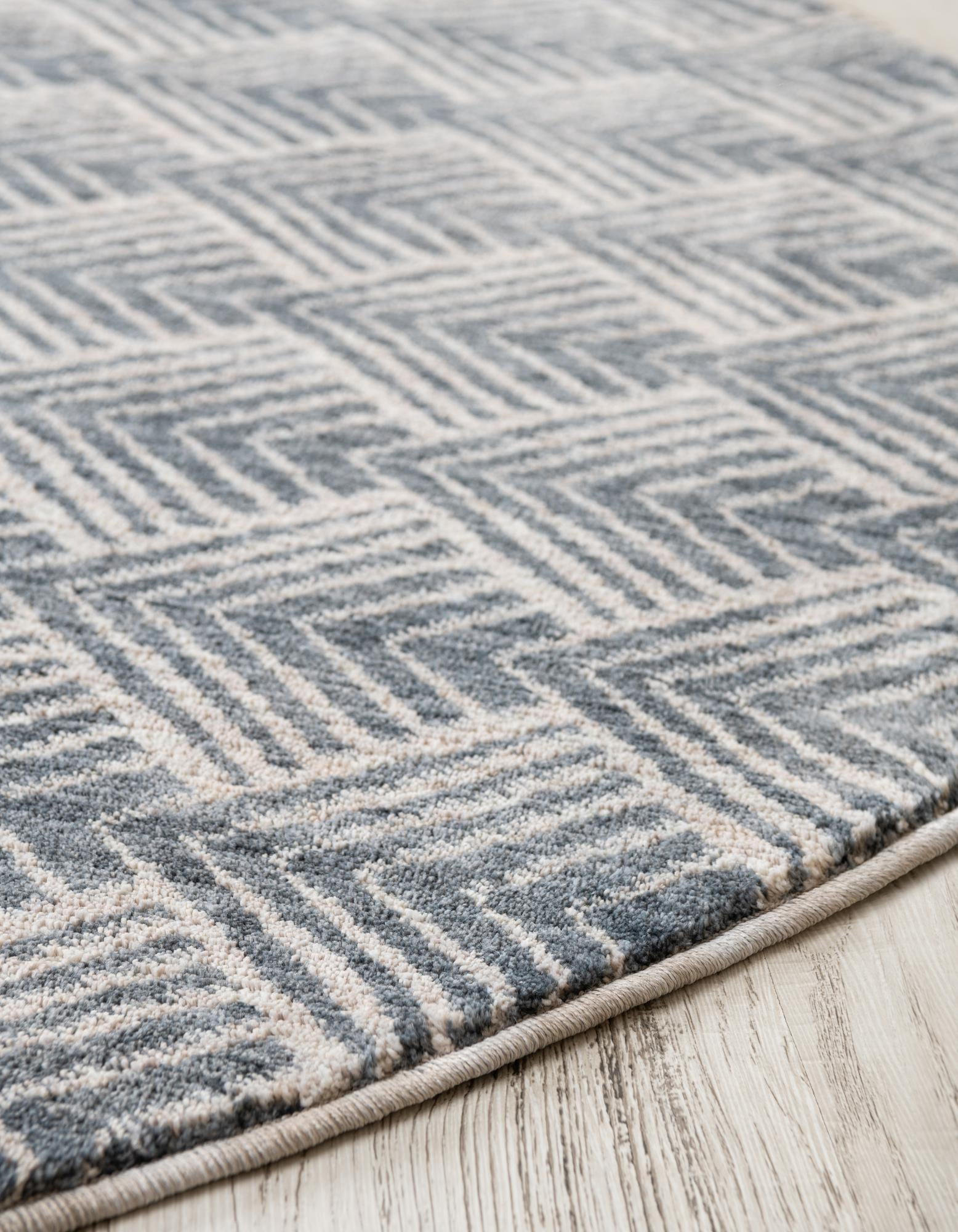 7' x 7' Eco Trellis Round Rug
