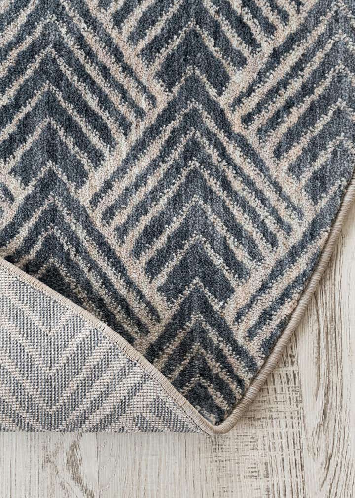 5' 3 x 5' 3 Eco Trellis Round Rug