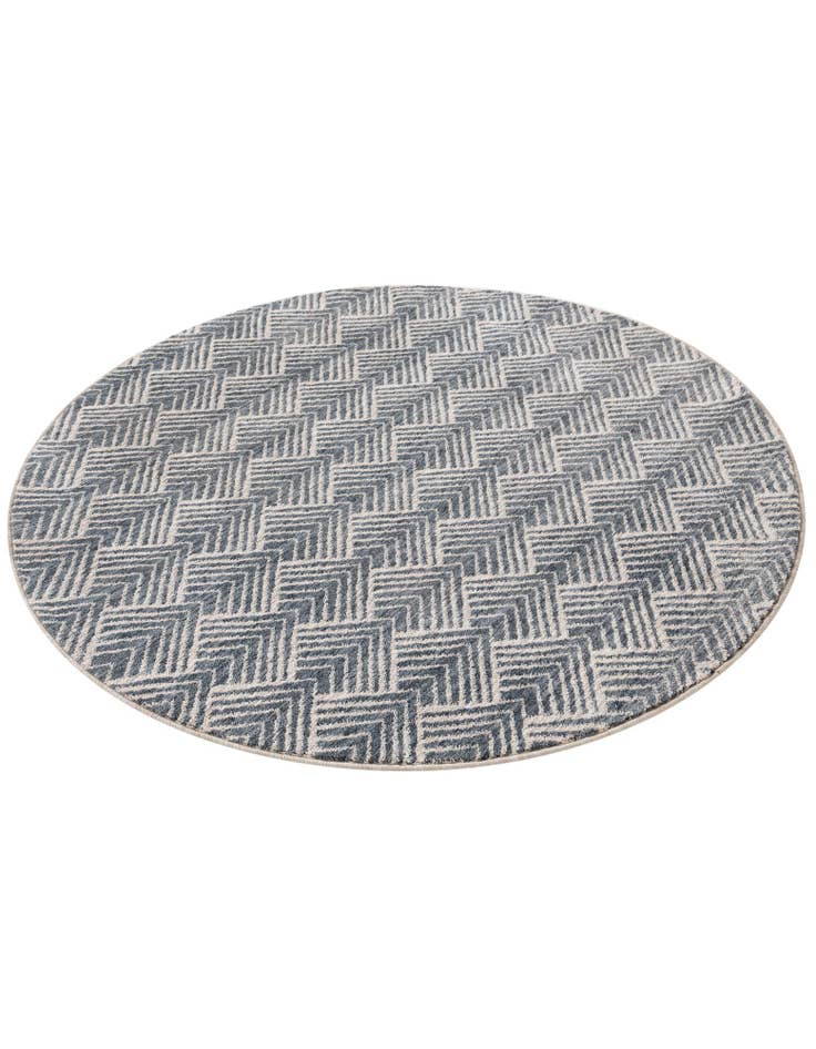 Detail image of 5' 3 x 5' 3 Eco Trellis Round Rug