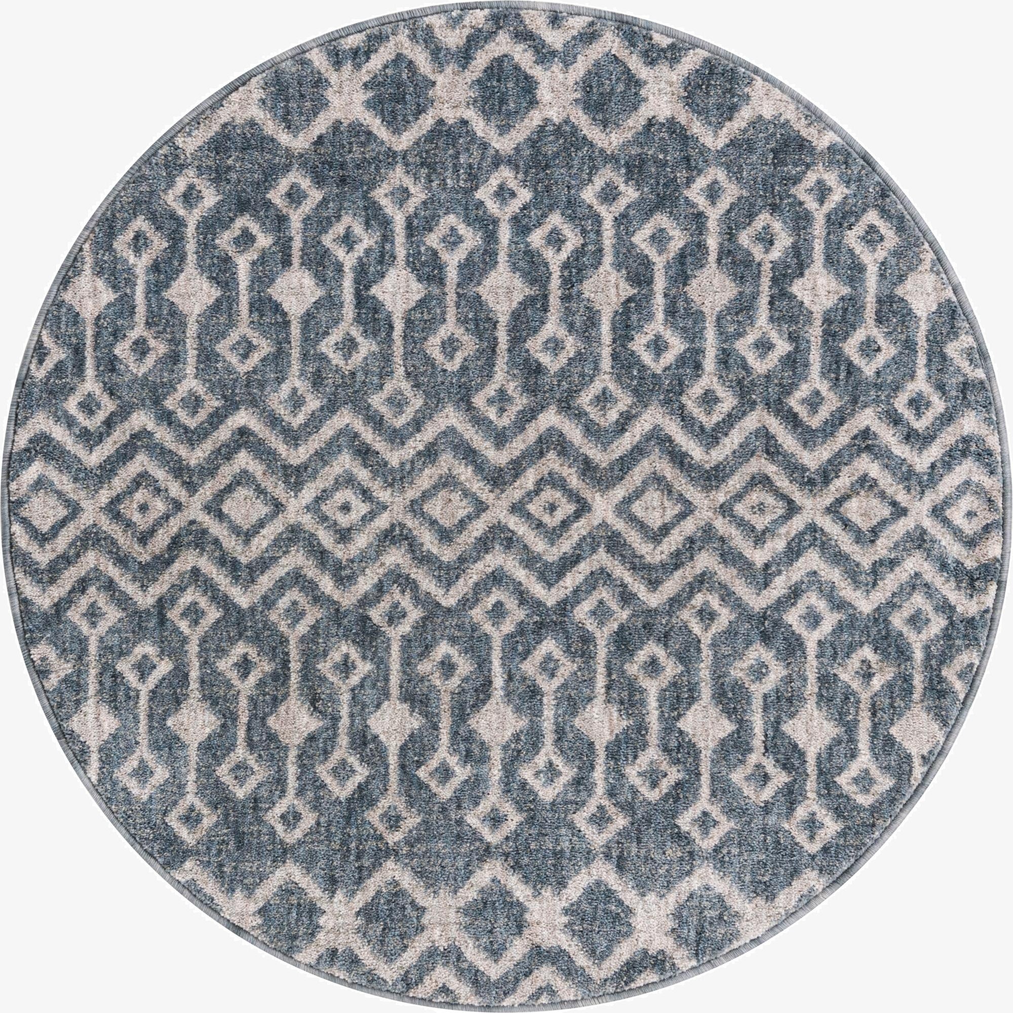 Primary image 3' 3 x 3' 3 Eco Trellis Round Rug