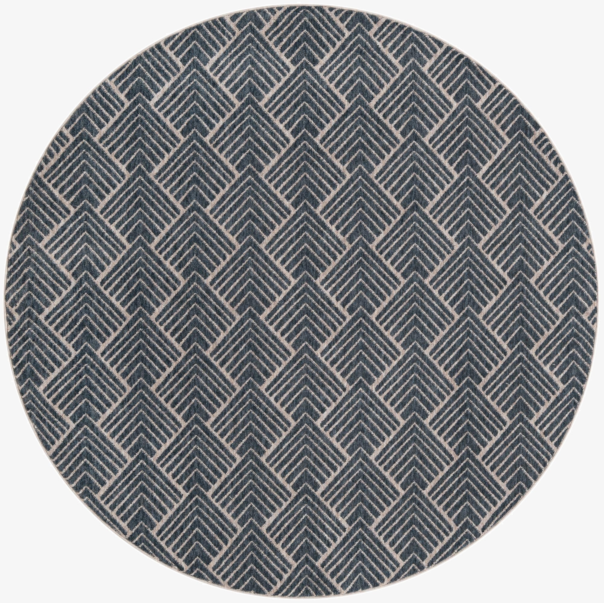 213cm x 213cm Eco Trellis Round Rug