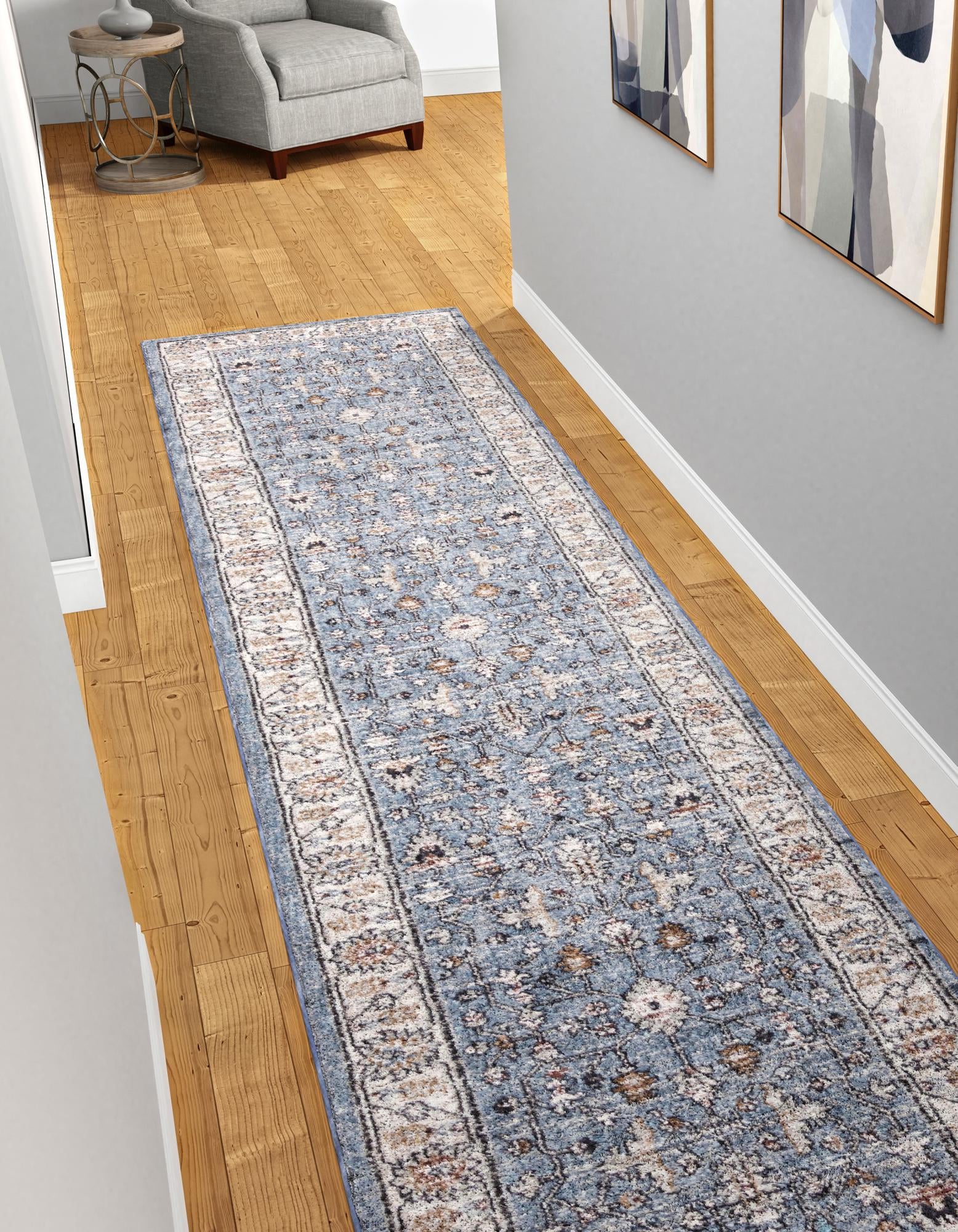 2' x 8' Eco Traditional Runner Rug