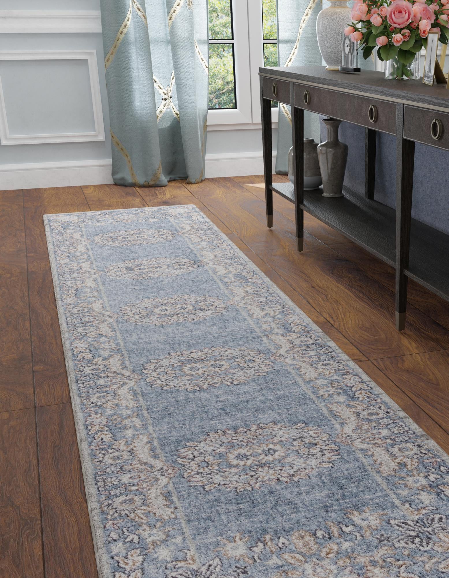 2' x 8' Eco Traditional Runner Rug