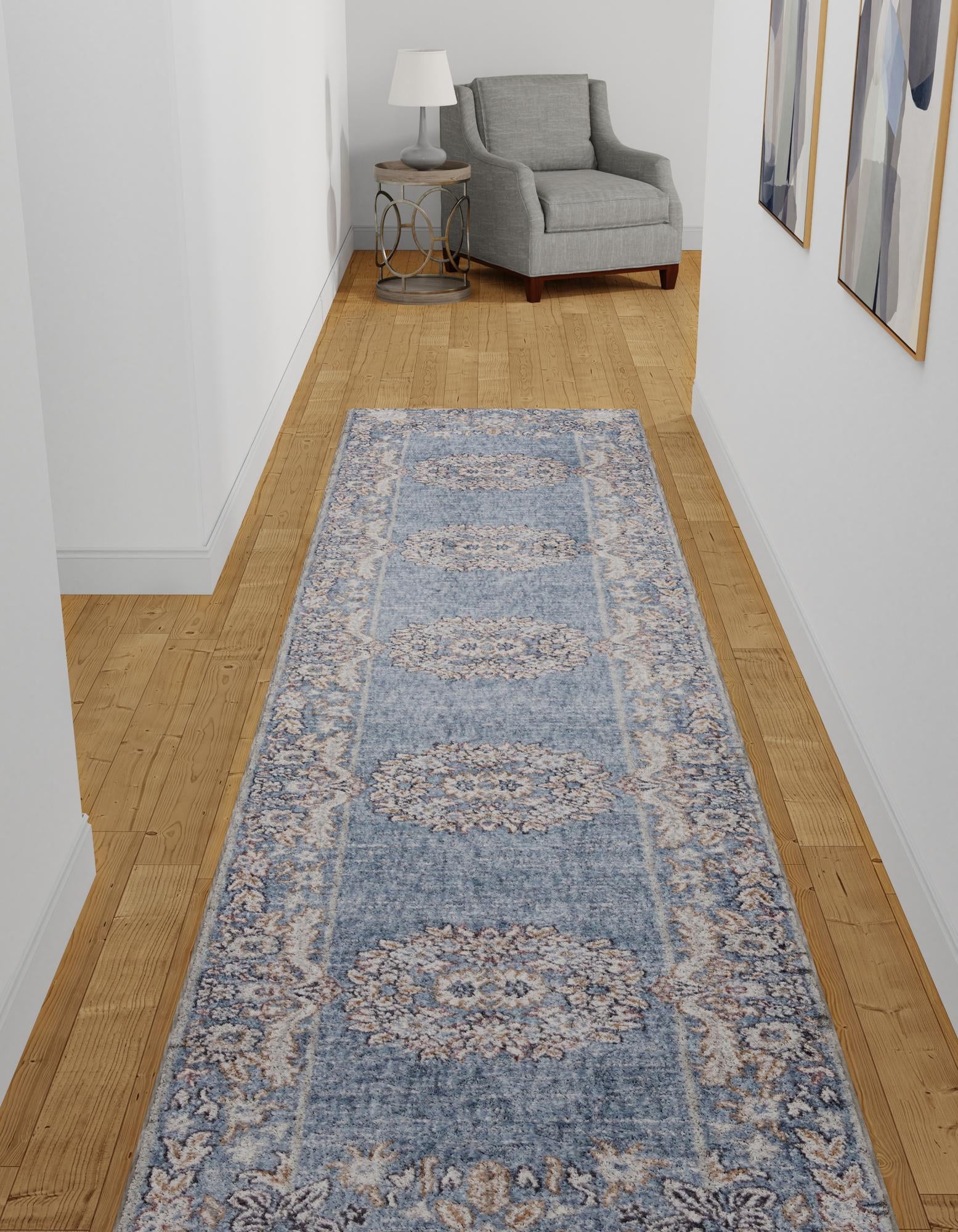 2' x 8' Eco Traditional Runner Rug