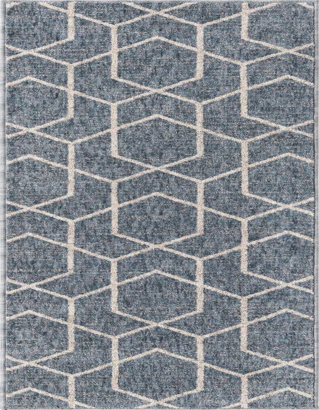 Detail image of 2' x 6' Eco Trellis Runner Rug
