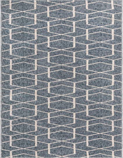 Detail image of 2' 7 x 12' Eco Trellis Runner Rug