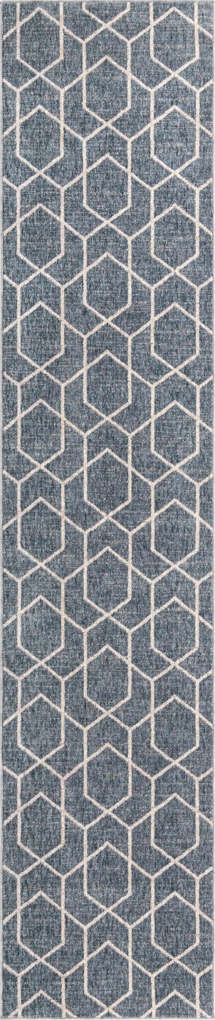Primary image 2' 7 x 12' Eco Trellis Runner Rug