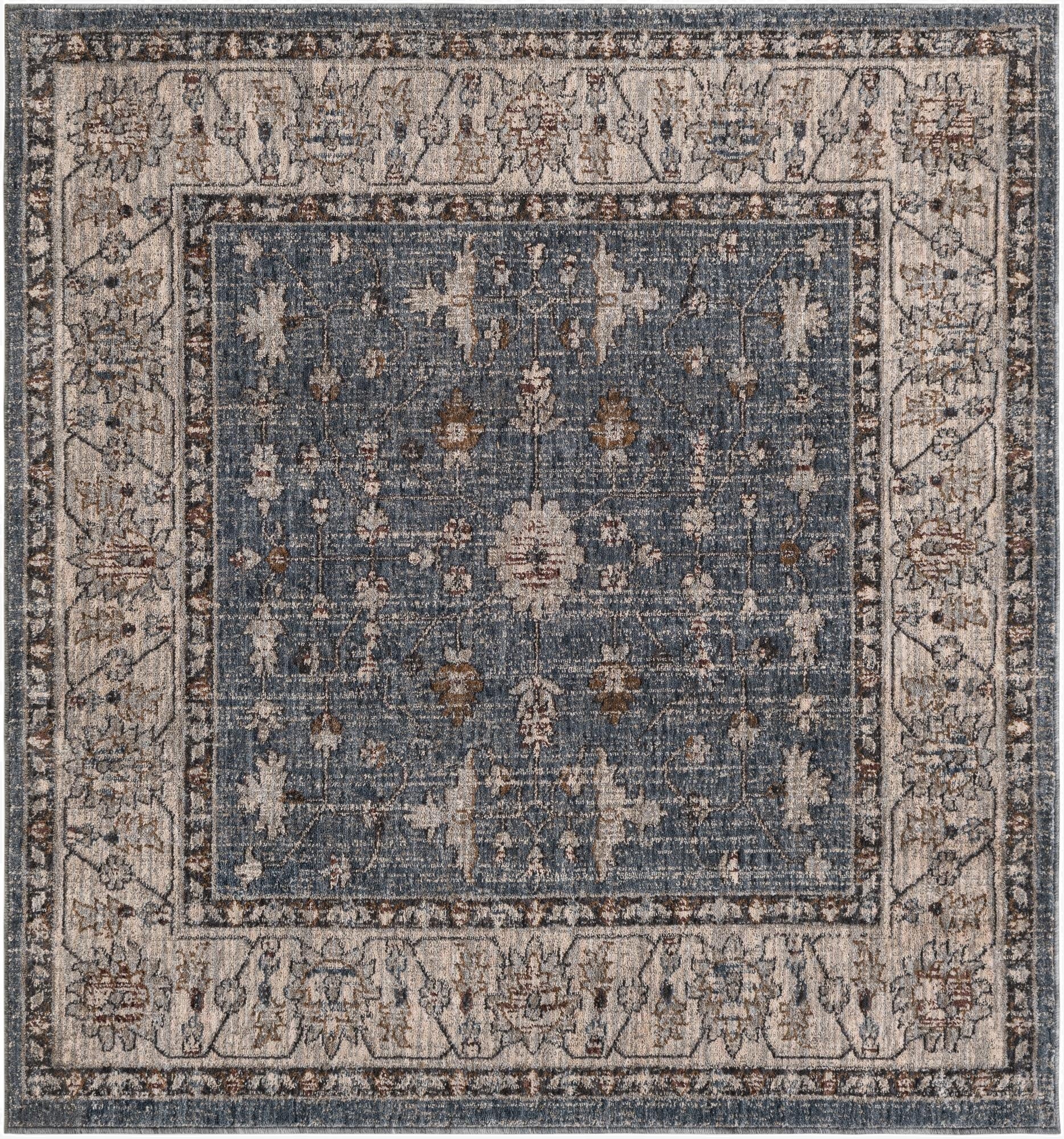 5' 3 x 5' 3 Eco Traditional Square Rug