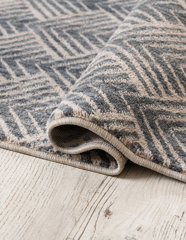 Detail image of 5' 3 x 5' 3 Eco Trellis Square Rug