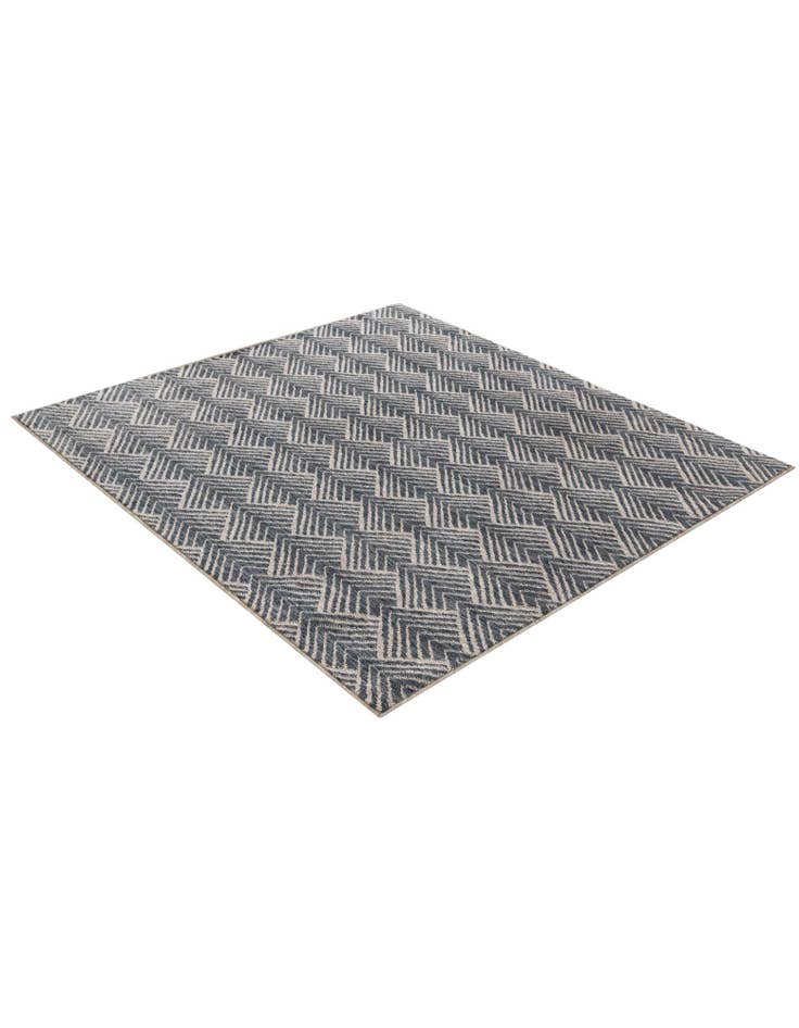 Detail image of 5' 3 x 5' 3 Eco Trellis Square Rug