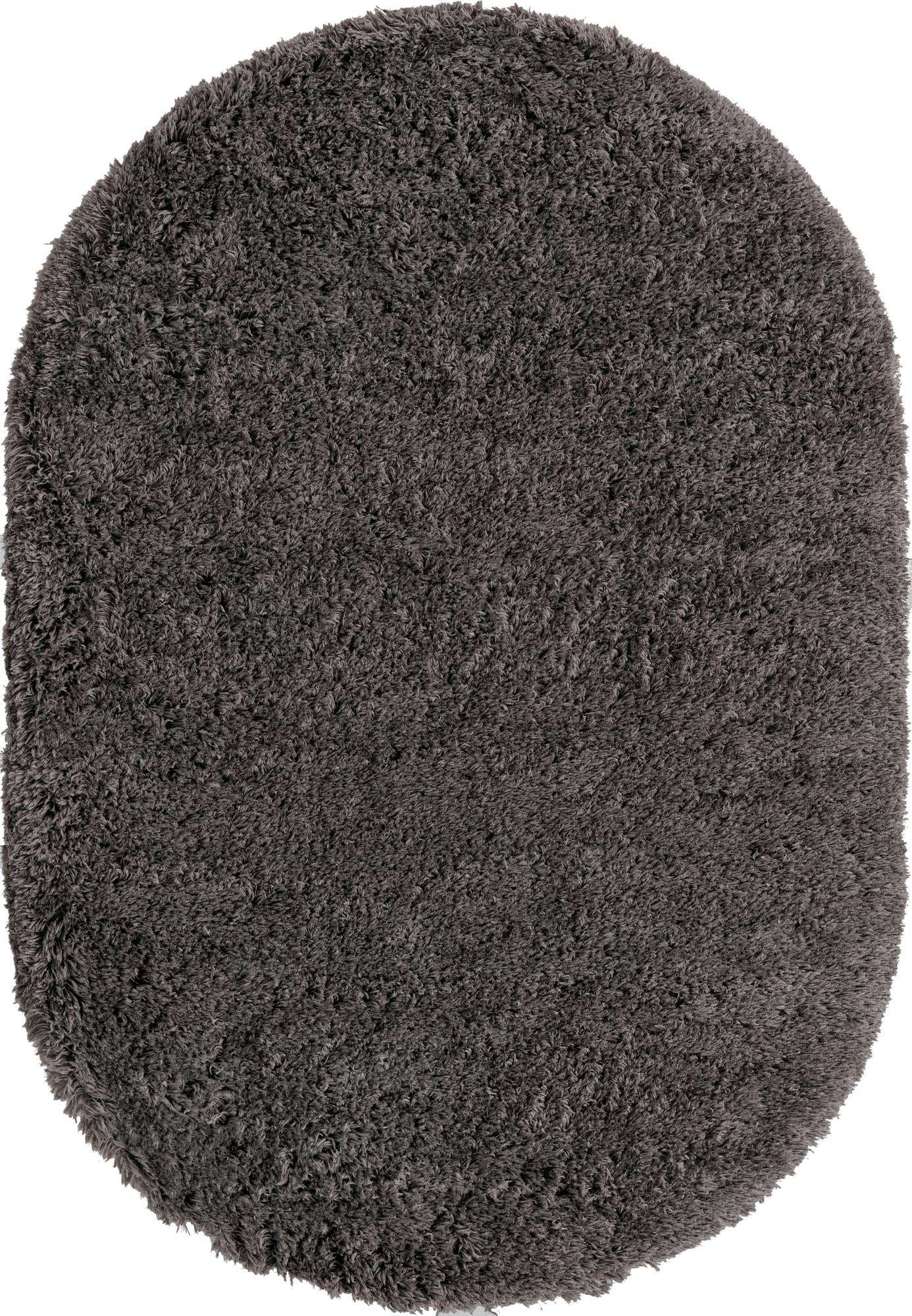 5' 3 x 8' Hawksley · Solid shag rug, slate grey