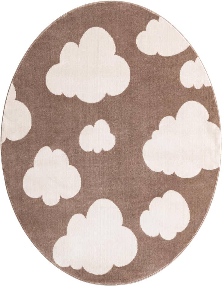 Detail image of 4' x 4' Whimsy Kids Round Rug