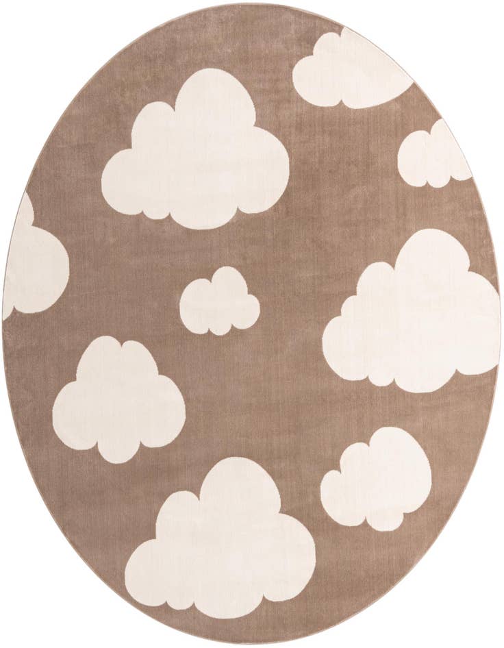 Detail image of 7' 10 x 7' 10 Whimsy Kids Round Rug