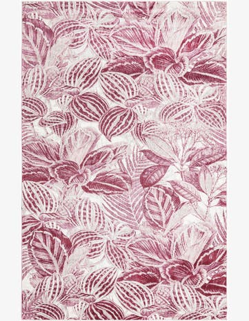 Herrick · Floral / botanical rug, fuschia