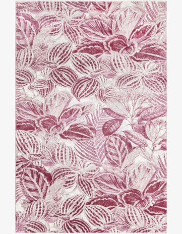 Herrick · Floral / botanical rug, fuschia