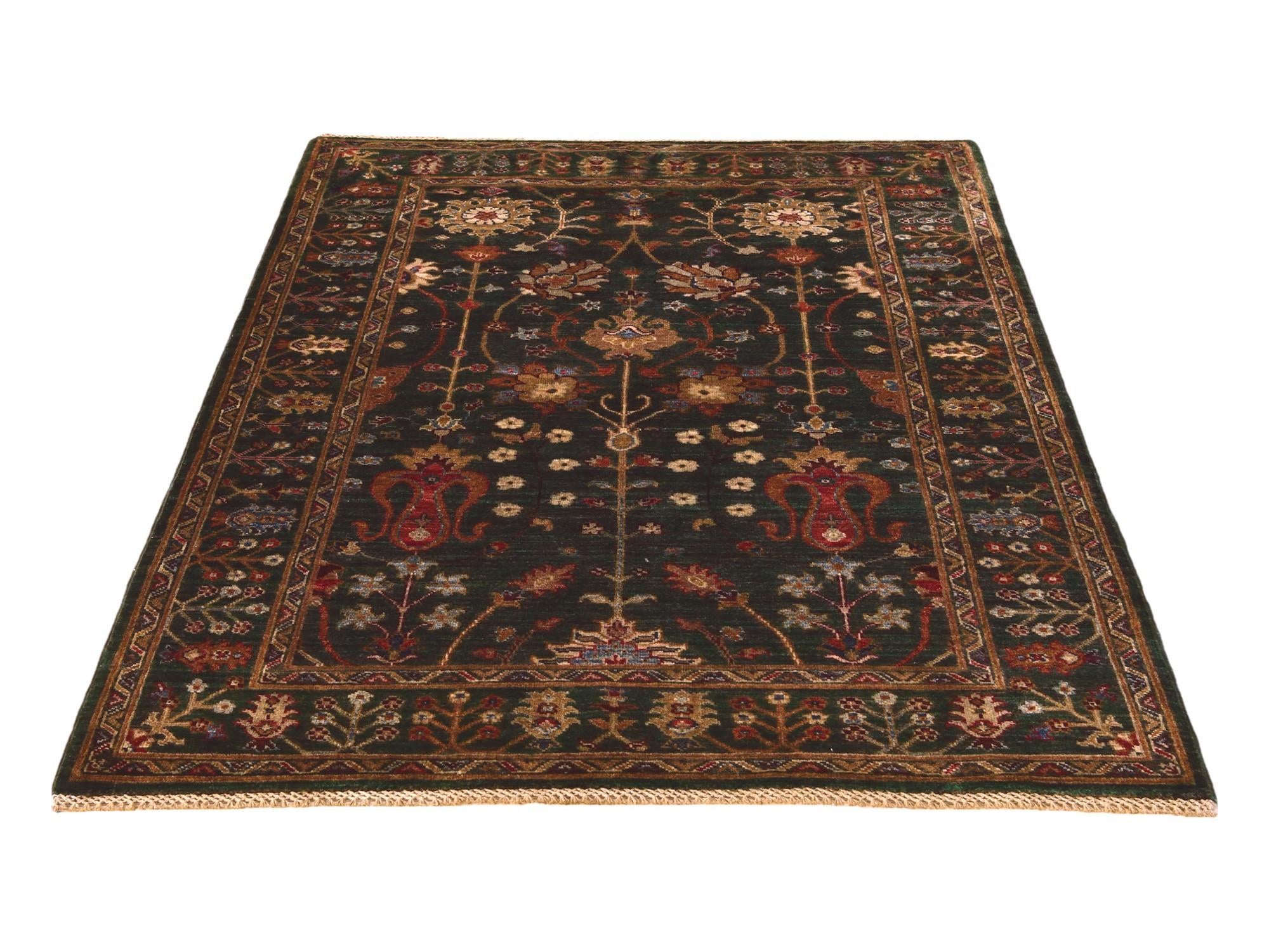 4' 1 x 5' 10 Hand Knotted Ariana Ziegler Rug