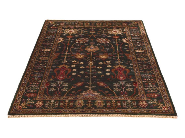 Detail image of 4' 1 x 5' 10 Hand Knotted Ariana Ziegler Rug