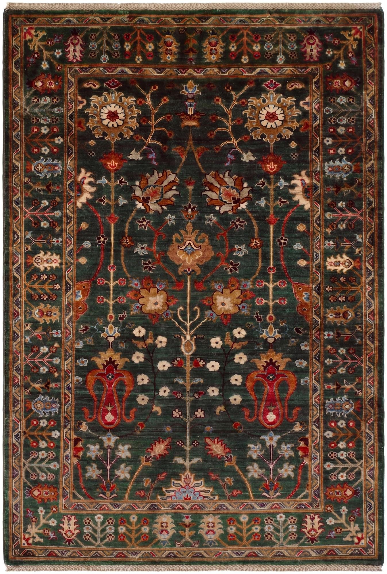 4' 1 x 5' 10 Hand Knotted Ariana Ziegler Rug