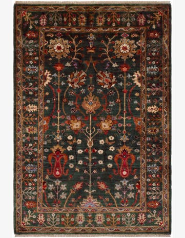4' 1 x 5' 10 Hand Knotted Ariana Ziegler Rug