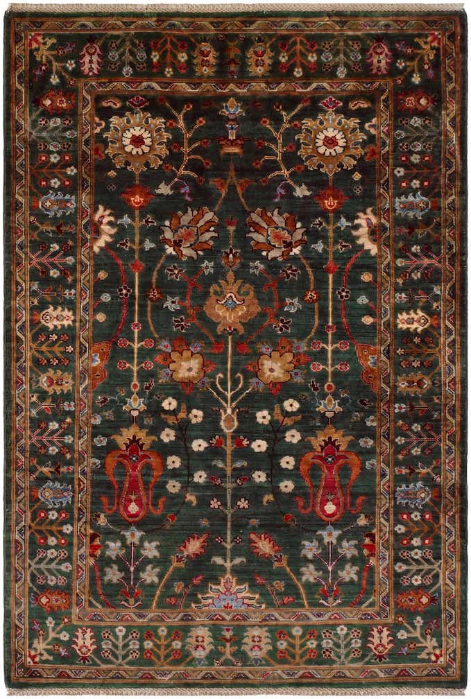 4' 1 x 5' 10 Hand Knotted Ariana Ziegler Rug