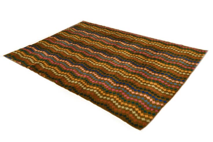 Detail image of 6' 6 x 9' 10 Hand Knotted Balouch Wool Rug