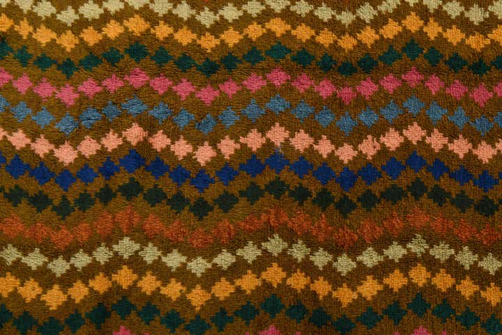 6' 6 x 9' 10 Hand Knotted Balouch Wool Rug