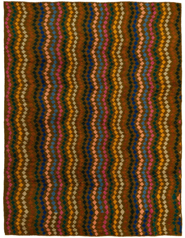 Detail image of 6' 6 x 9' 10 Hand Knotted Balouch Wool Rug