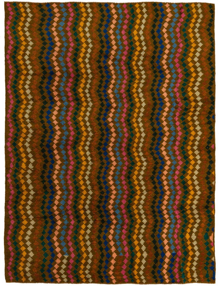 Detail image of 6' 6 x 9' 10 Hand Knotted Balouch Wool Rug