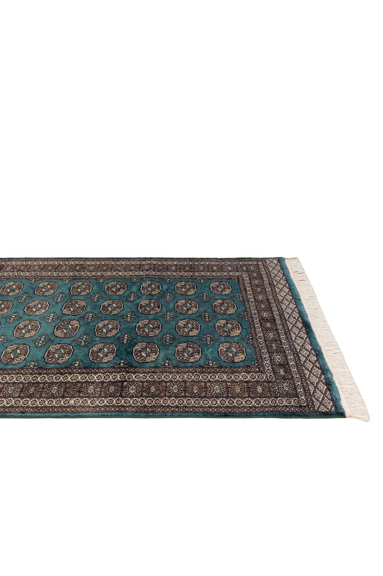 4' 2 x 6' 1 Hand Knotted Bokhara Oriental Wool Rug