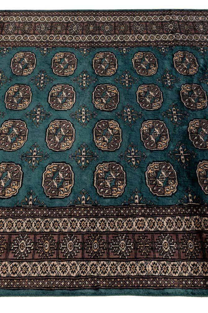 4' 2 x 6' 1 Hand Knotted Bokhara Oriental Wool Rug